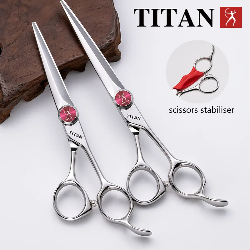 TITAN Professional Hairdressing Scissors Barber Cutting Thinning Hair Tool VG10 Steel 6.0, 6.5 Inch Salon Cut Tools
