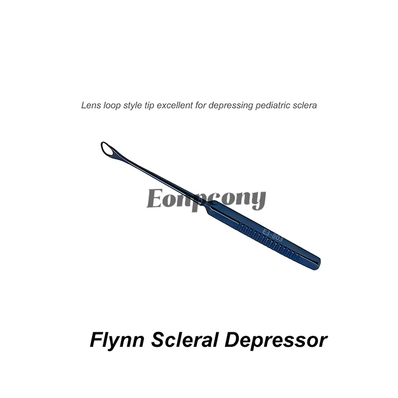 Neonate Scleral Depressor Lens Loop Pediatric Sclera Ophthalmic Surgical Instruments