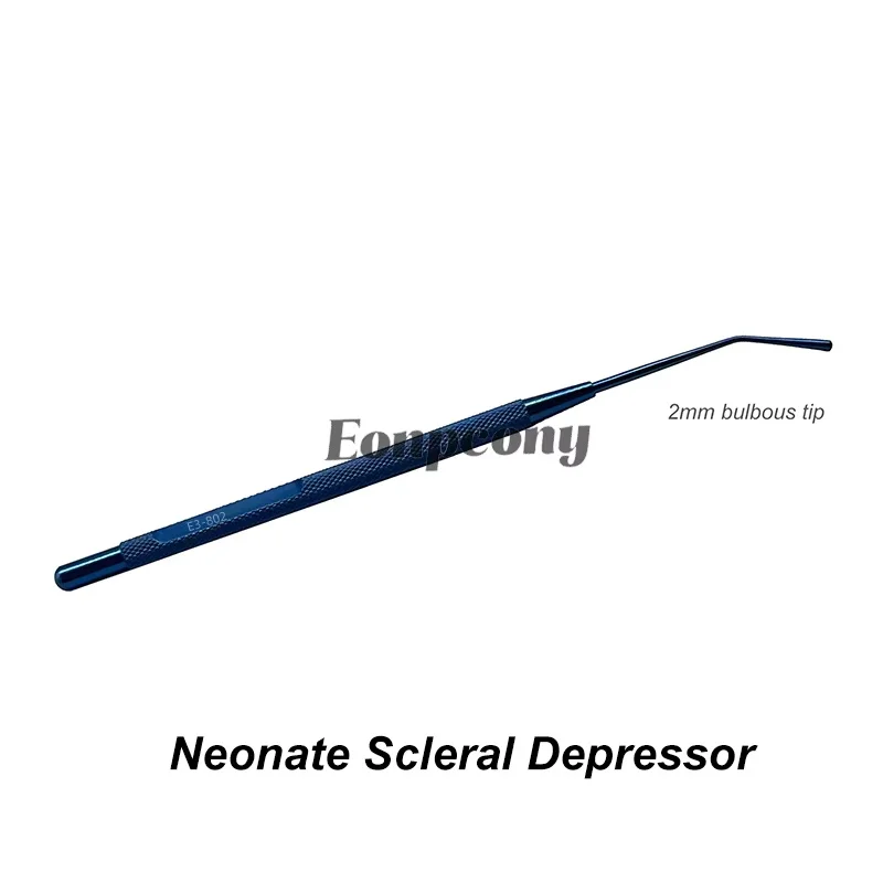Neonate Scleral Depressor Lens Loop Pediatric Sclera Ophthalmic Surgical Instruments