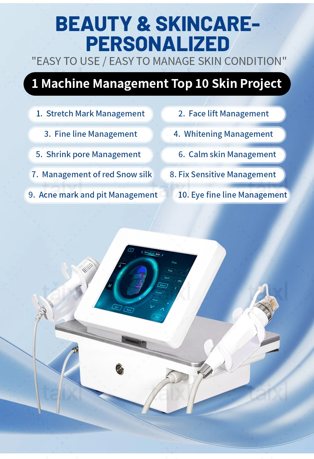 Gold Fractional RF Cartridges 64 Pins For Morpheus 8 Fractional Radiofrequency Tips For Facial Body Aesthetic Machine