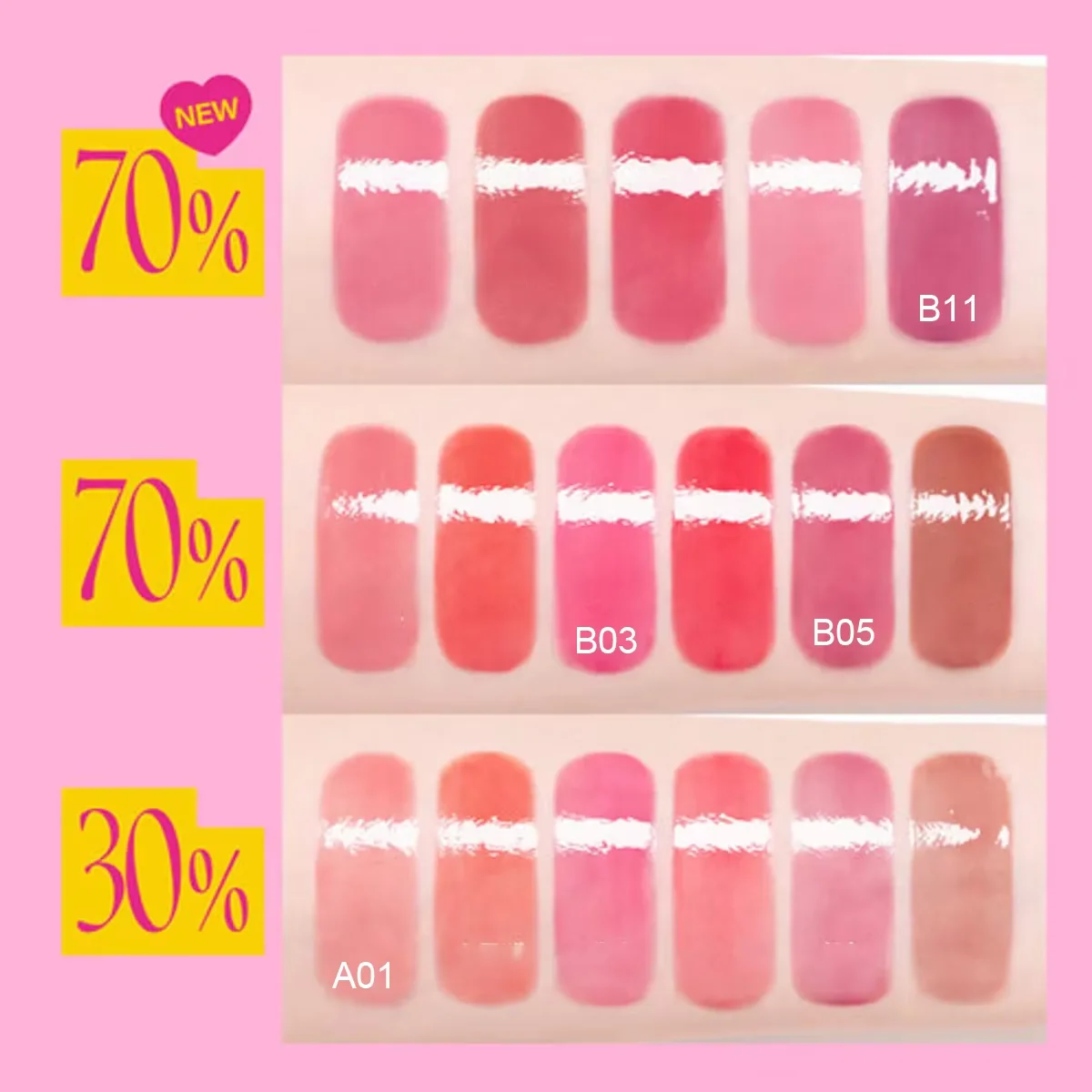 FWEE 3D VOLUMING GLOSS,Lightweight Texture,Crystal Clear&Hydrating,Non-Sticky&Clear,Glossy Film,Korean Cosmetic,Korean Makeup