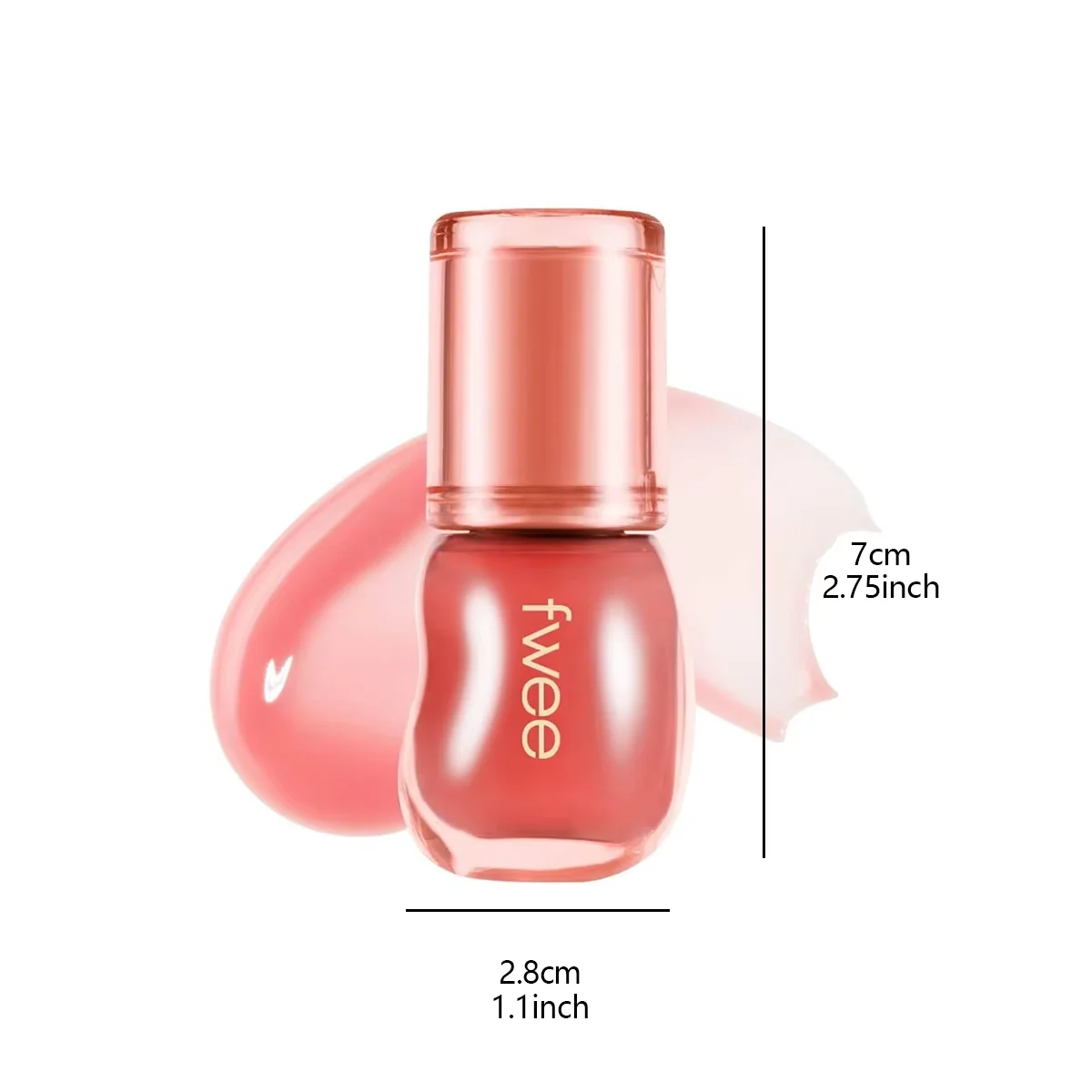 FWEE 3D VOLUMING GLOSS,Lightweight Texture,Crystal Clear&Hydrating,Non-Sticky&Clear,Glossy Film,Korean Cosmetic,Korean Makeup