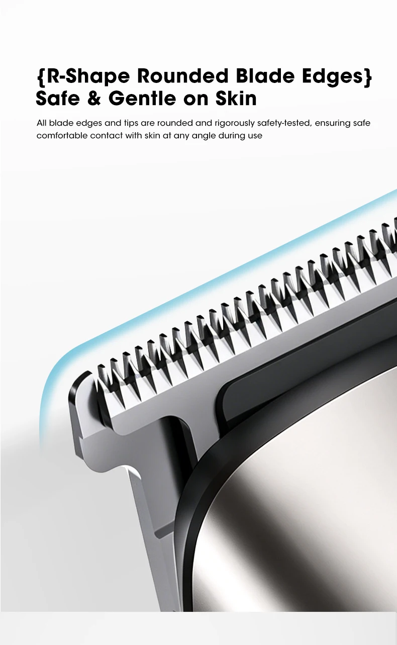 Electric Hair Clipper Hair Cutting Machine For Men Type-C Rechargeable Grooming Tools