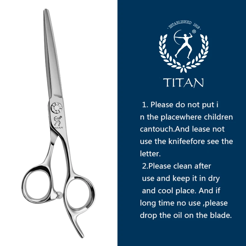 Titan Barber Set Professional Hair Shears 6.0 Japan Vg10 Steel Hairdressing Salon Tools Hair Scissors