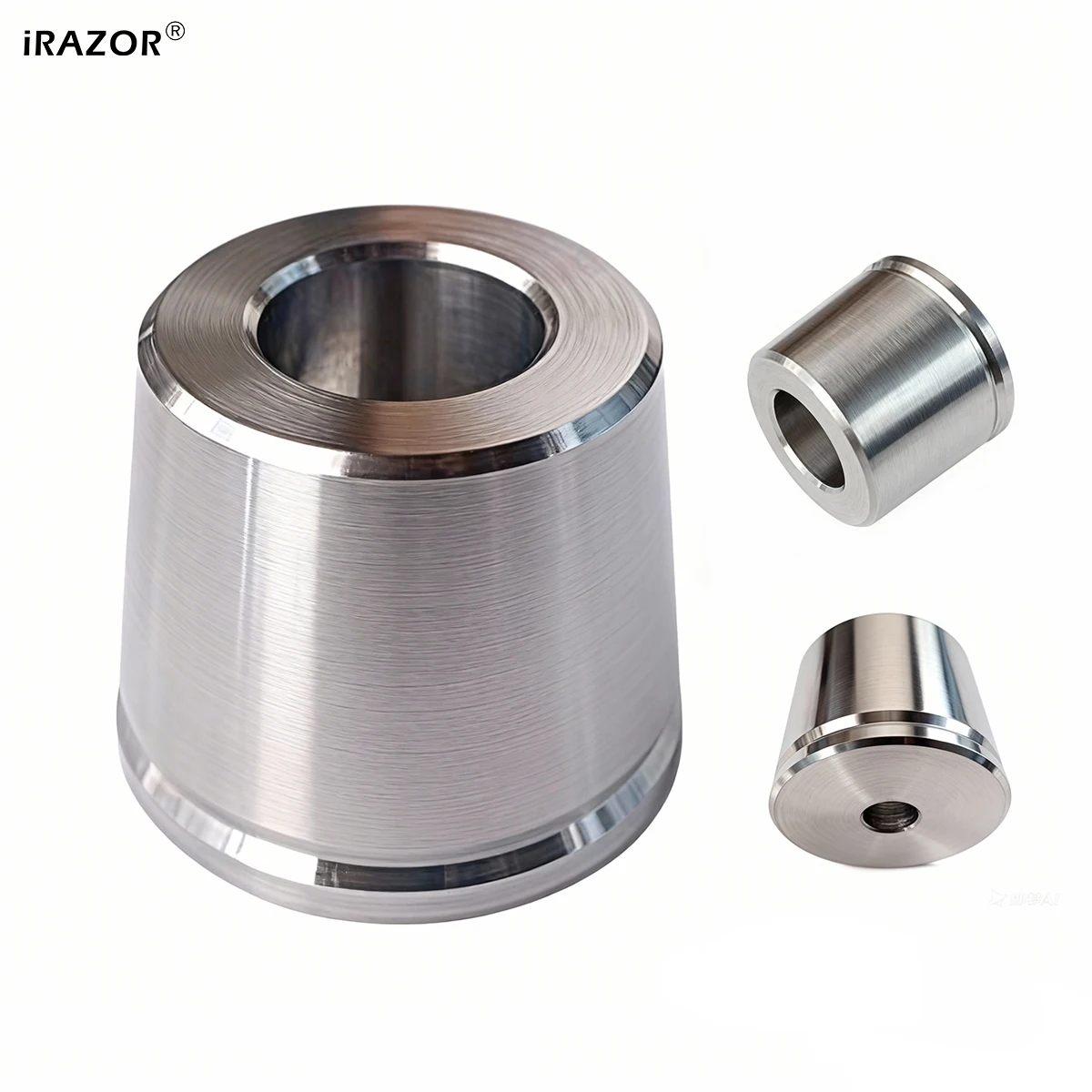 iRAZOR Men's 304 Stainless Steel Safety Razor Stand Heavy Shaver Holder Shaving Razor Base for Bathroom Accessory Christmas Gift