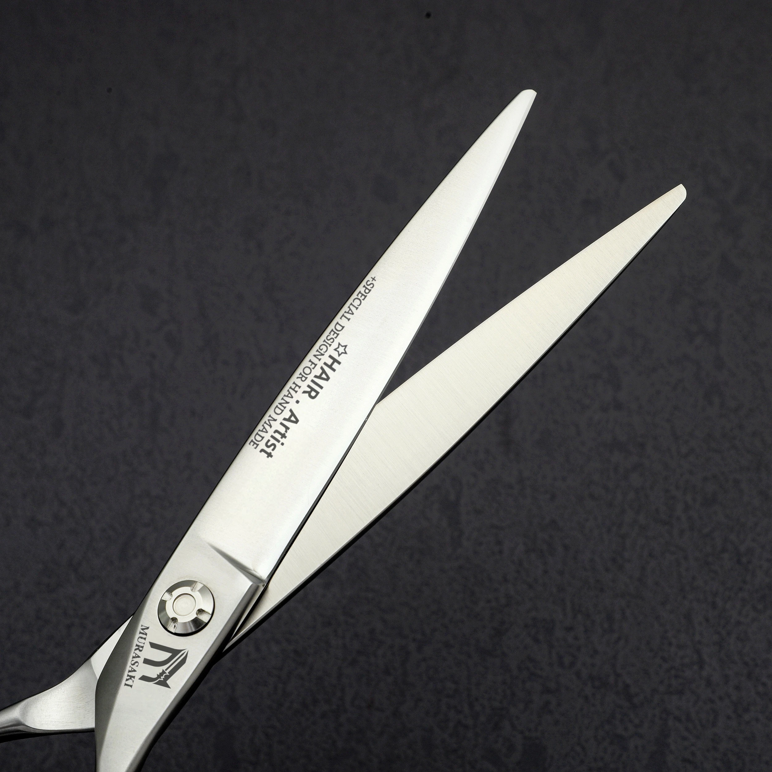 Professional VG10 Steel Barber Scissors, 5.75 Inch Willow Leaf Single-Sided Sharp Blade, Specialized for Regulating Hair Volume