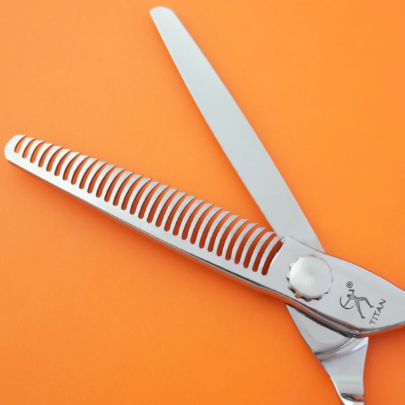 TITAN High-end Barber Scissors Professional Hairdressing Shear Thinning Hair Scissors Hair Thinning