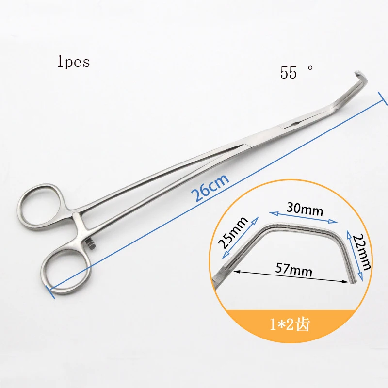 Separation Ligature Forceps Right Angle Hemostatic Forceps Vascular Forceps Fine Elbow Forceps Holding Tissue Forceps Surgical I