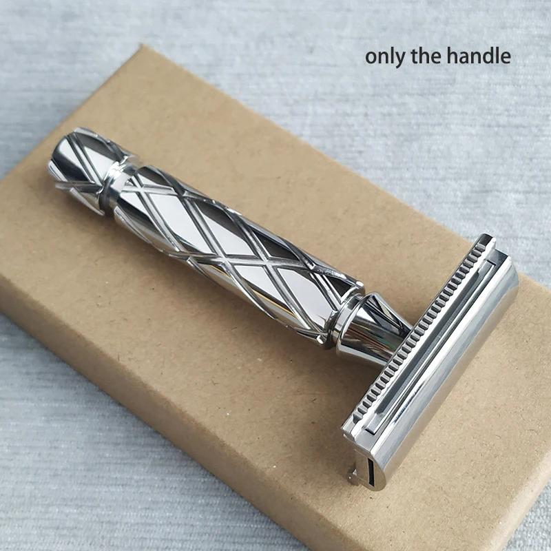 Dscosmetic Spiral Ti Safety Razor Handle for Safety Razor