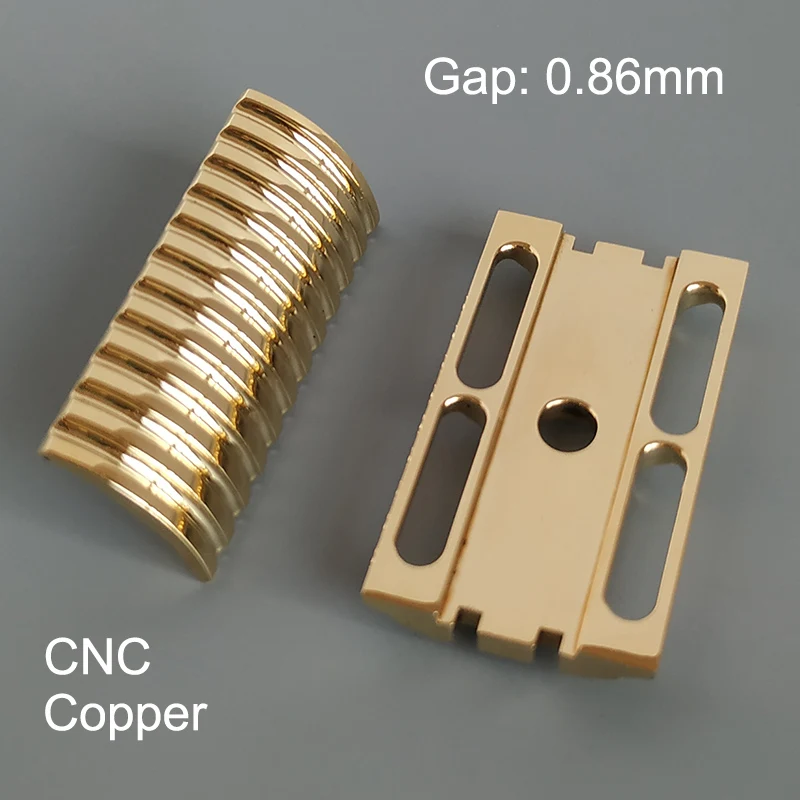 Dscosmetic S9 CNC Stainless Steel Double Edge Safety Razor Head