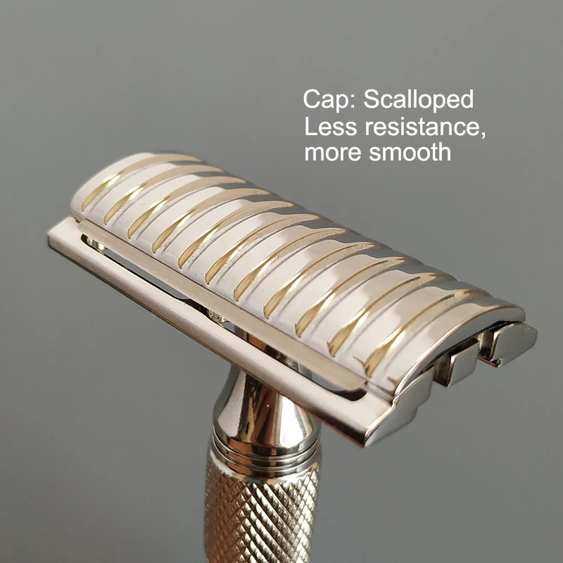Dscosmetic S9 CNC Stainless Steel Double Edge Safety Razor Head