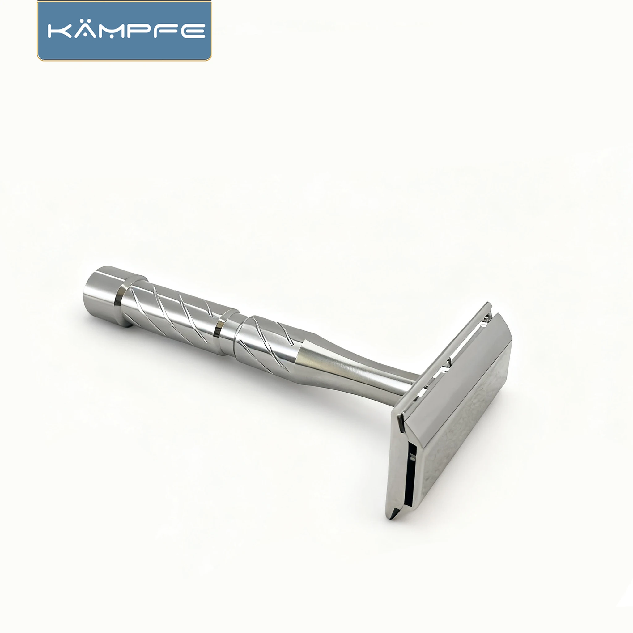 KAMPFE Manual Safety CNC - Processed Stainless Steel for Wet Shaving sensitive skin