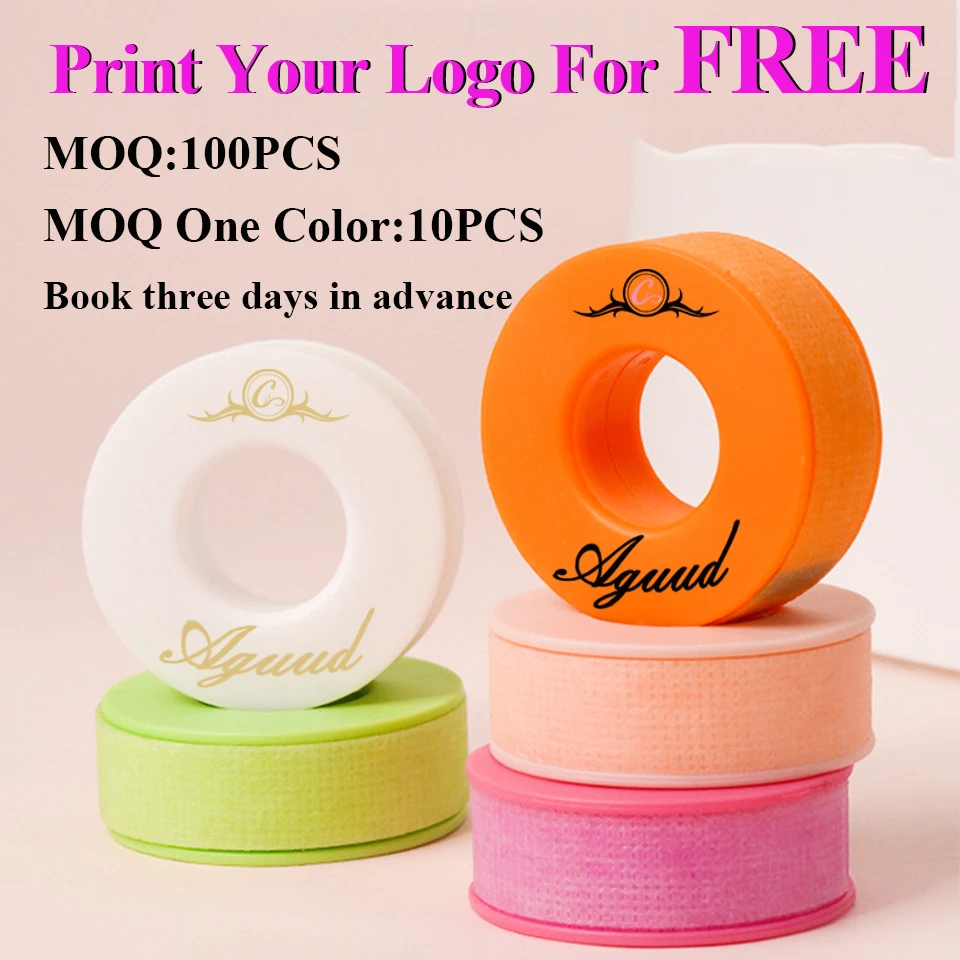 NEW 20Rolls Non-Woven Silicone Gel Tape Sensitive Skin Multi Use Breathable Microporous Color Gel Tape Eye Pad Makeup Patches
