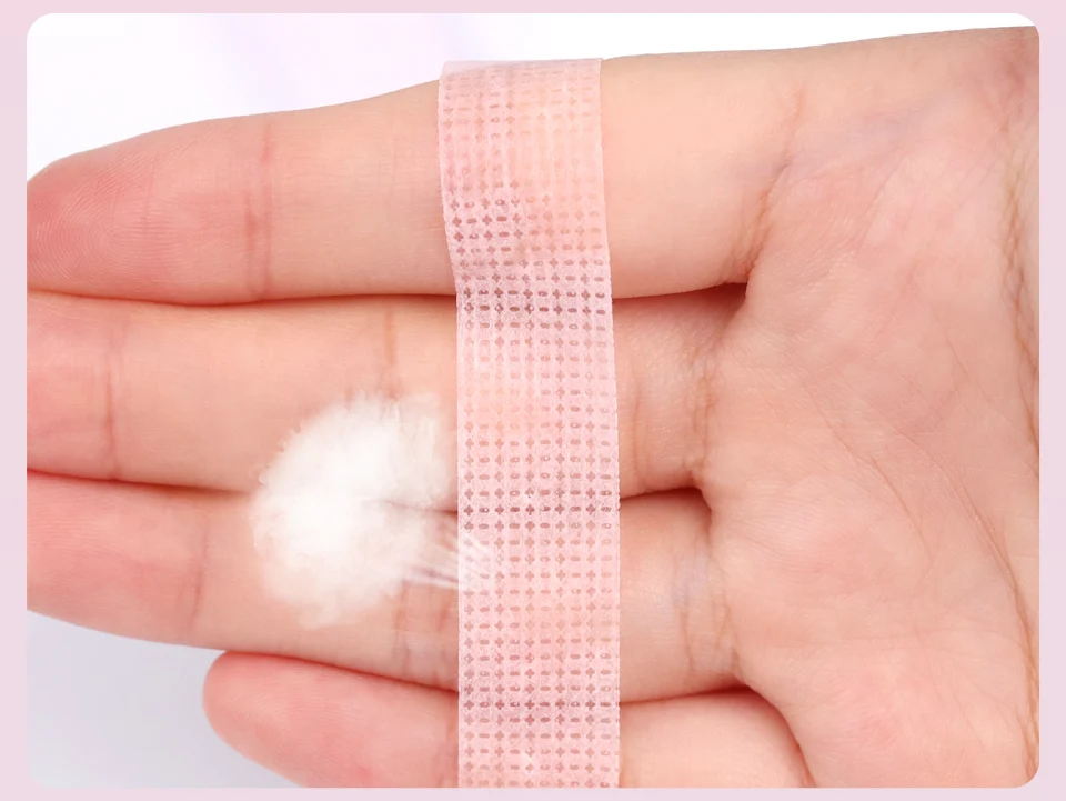 NEW 20Rolls Non-Woven Silicone Gel Tape Sensitive Skin Multi Use Breathable Microporous Color Gel Tape Eye Pad Makeup Patches