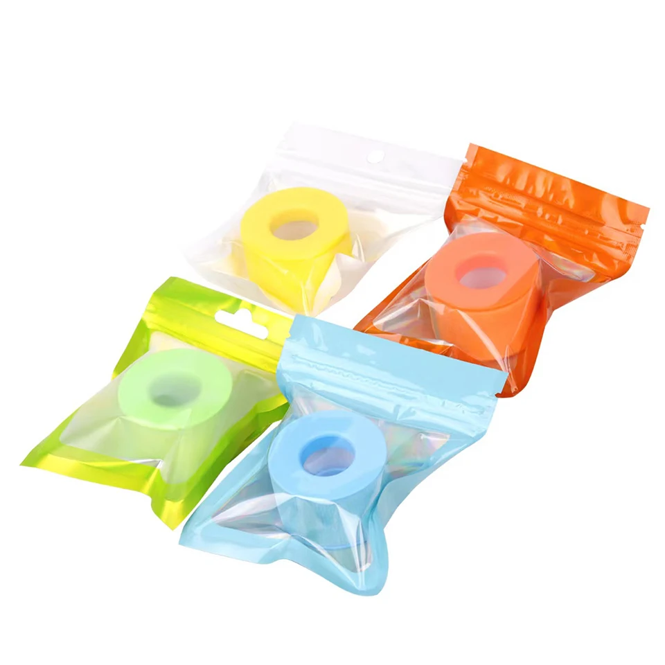NEW 20Rolls Non-Woven Silicone Gel Tape Sensitive Skin Multi Use Breathable Microporous Color Gel Tape Eye Pad Makeup Patches