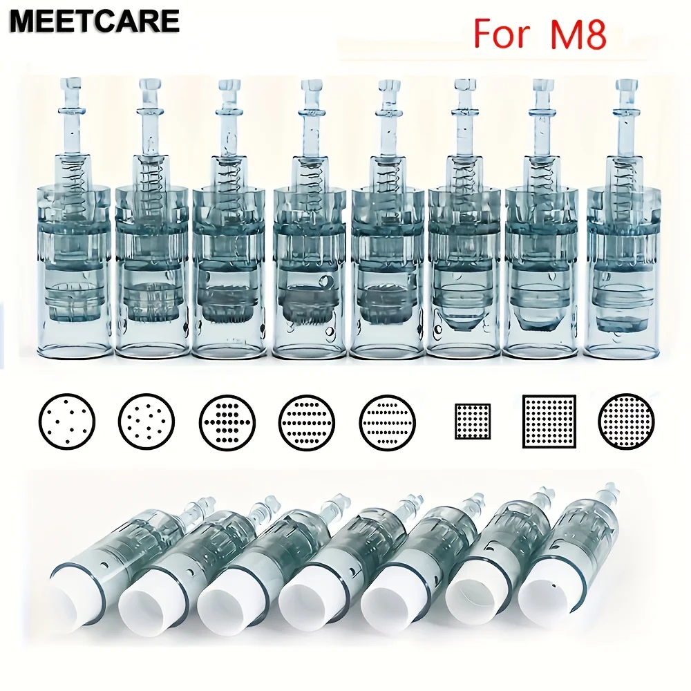 50/100pcs M8 Bayonet Cartridge Needle for M8 Dr Pen Microneedling Needles 11pin 16pin 36pin 42pin 3D 5D Replacement Tips