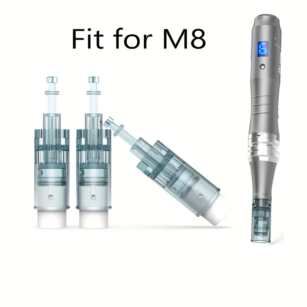 50/100pcs M8 Bayonet Cartridge Needle for M8 Dr Pen Microneedling Needles 11pin 16pin 36pin 42pin 3D 5D Replacement Tips