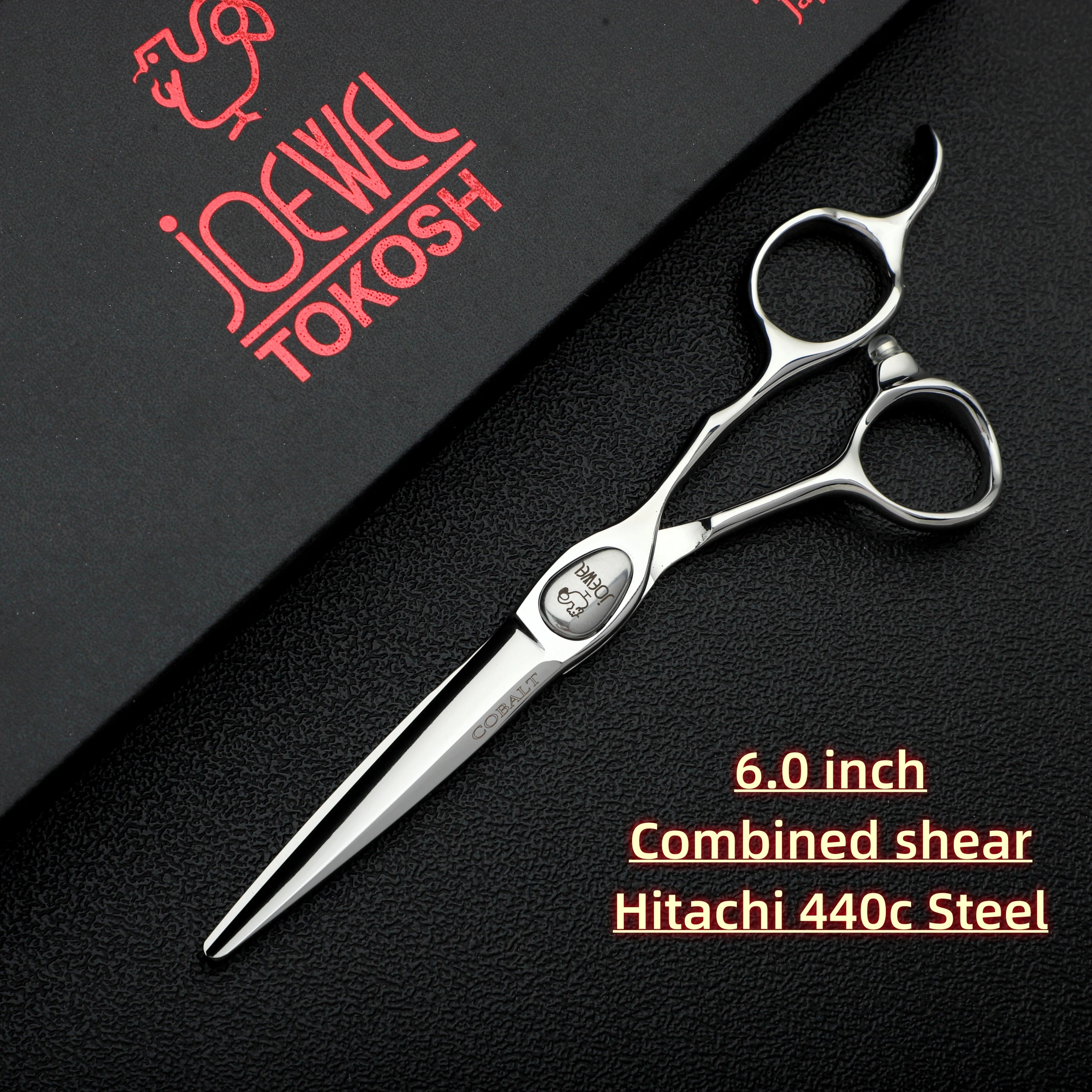 6.0-6.5 inch Professional Hairdressing Scissors,Japanese 440c Steel Hair Cutting Machine,Salon High Quality Barber Accessories