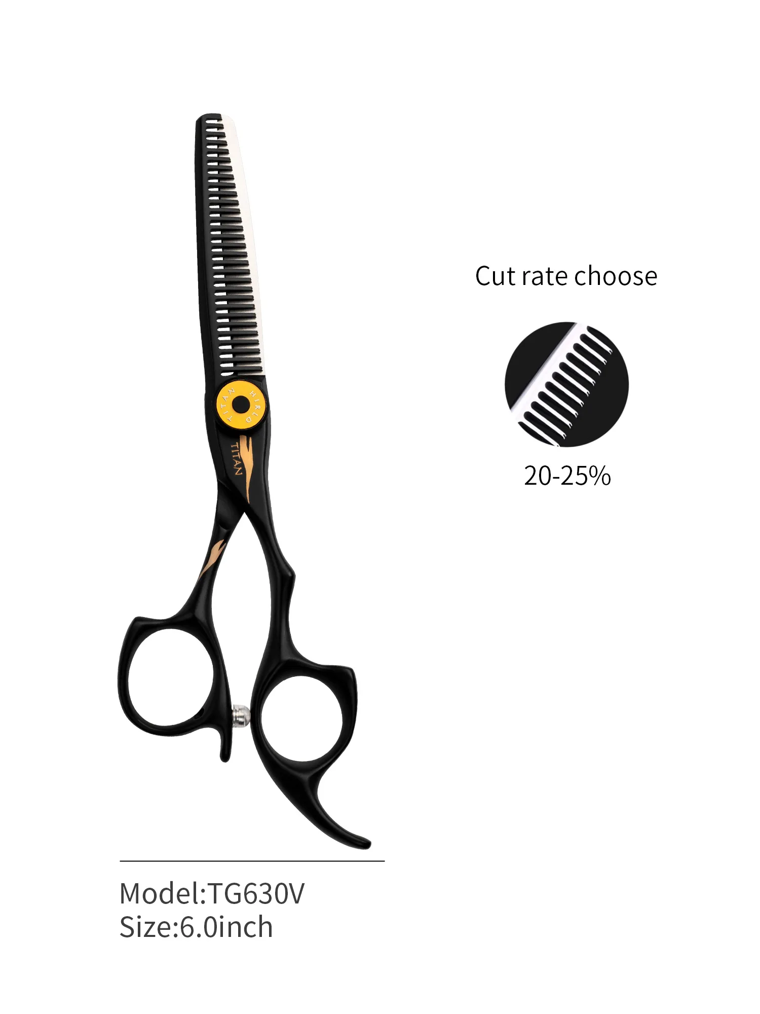 TITAN Barber Scissors Professional Cutting Hair Scissors Hairdressing Thinning Shear VG10 Steel