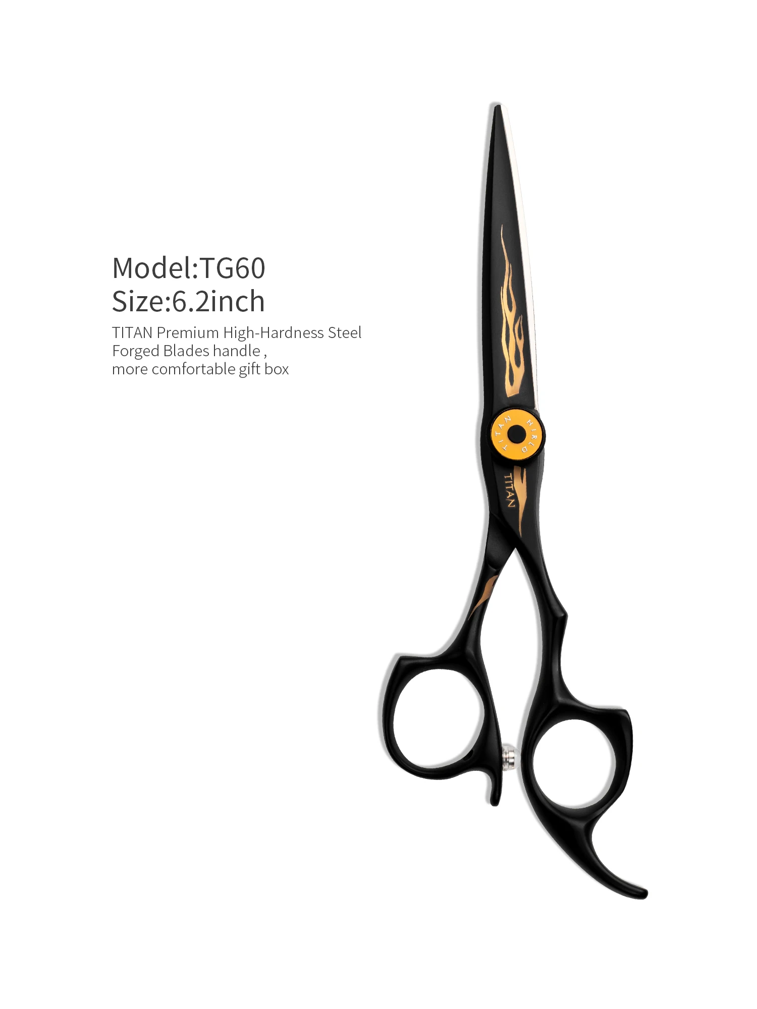 TITAN Barber Scissors Professional Cutting Hair Scissors Hairdressing Thinning Shear VG10 Steel