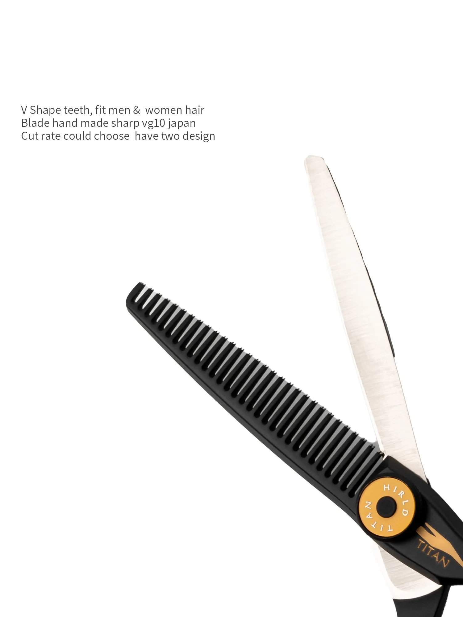 TITAN Barber Scissors Professional Cutting Hair Scissors Hairdressing Thinning Shear VG10 Steel