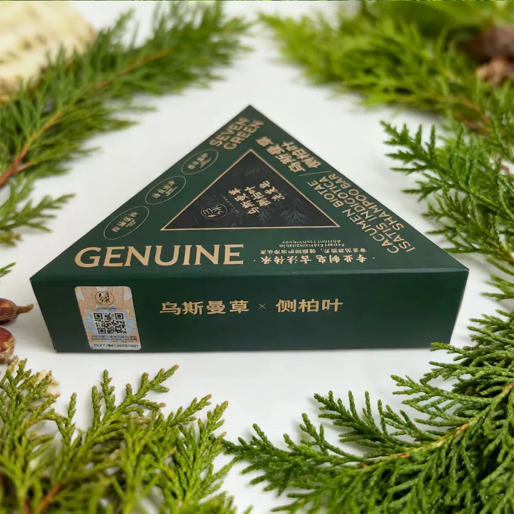 Original Seven Green Hair Product Platycladus Orientalis Leaves Usman Grass CACUMEN BIOTAE ISATIS INDICOTICA SHAMPOO Soap BAR