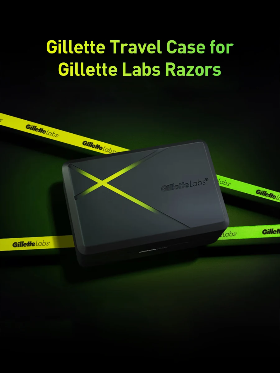 Gillette Labs Travel Box Store Razors and Refills Suitable for Labs Series