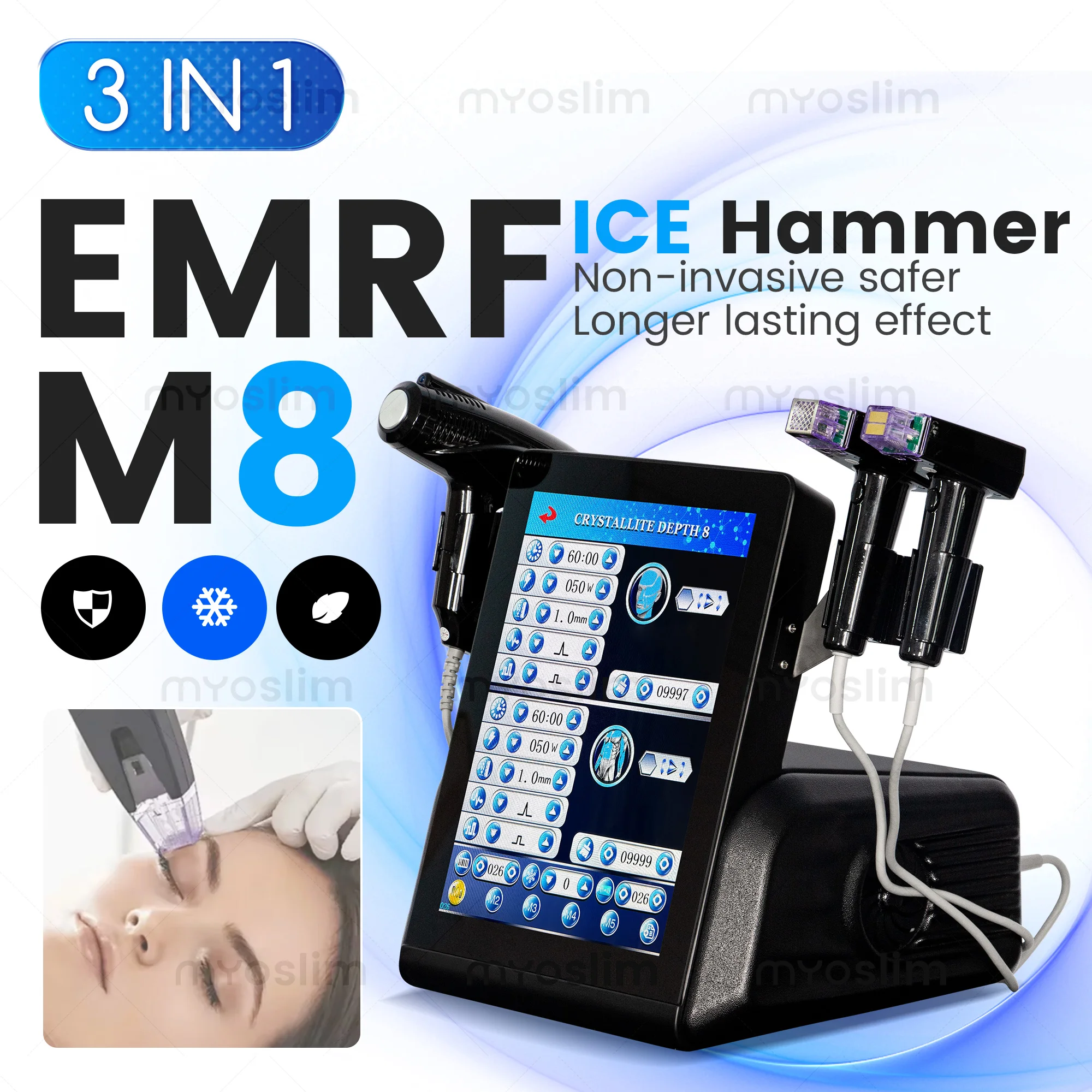 Morpheus 8 RF Microneedling With 12/24/40 Nano Pin Cartridges Perfect For Skin Tightening Lifting And Anti-Aging Treatments