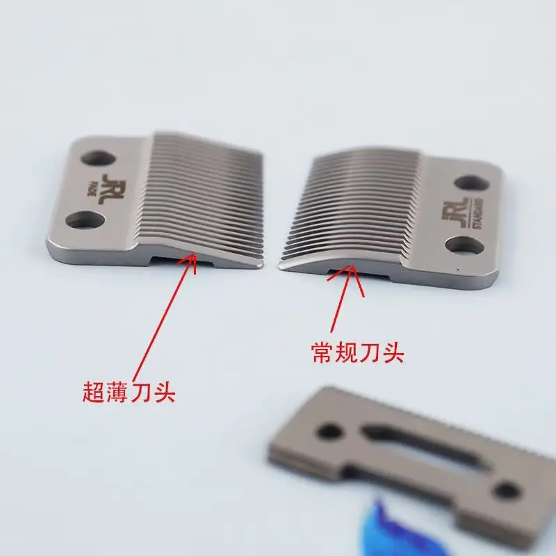 JRL Original Fade Thin Blade Standard Blade Oil Head Electric Push Scissors Professional Sculpt Blade Charger Hair 2020C 2020T