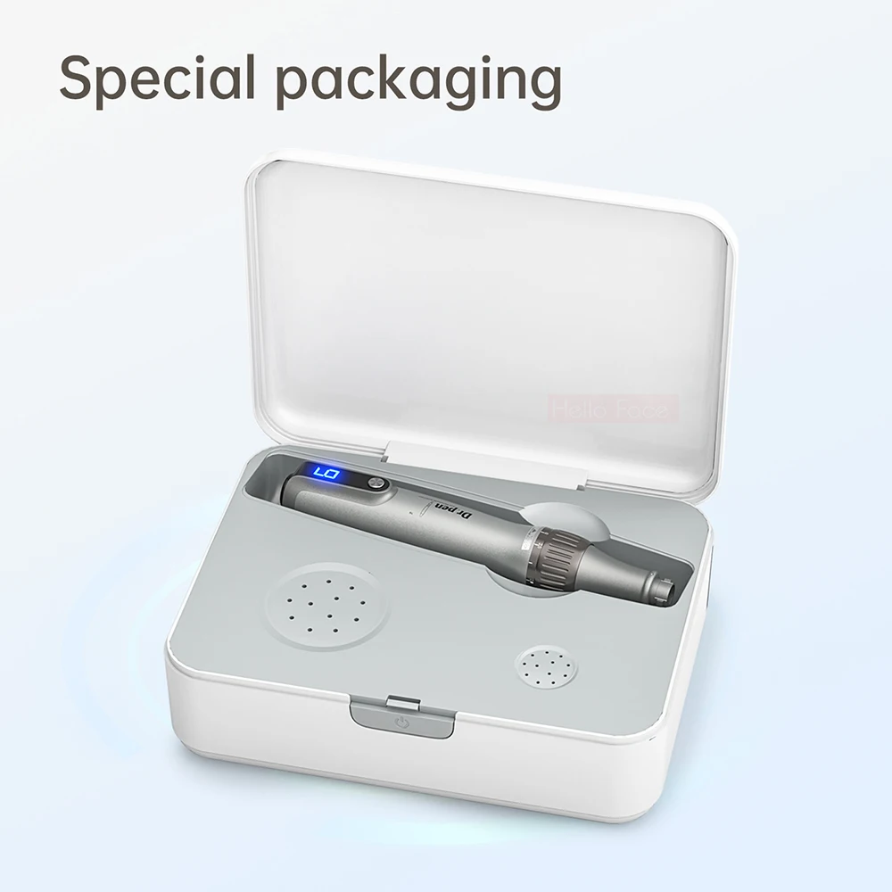 Dr. pen Ultima M8S Wireless Professional Derma Pen with 12 Needle Microneedle Anti Backflow Micro Pen 0.25 MM Needle length