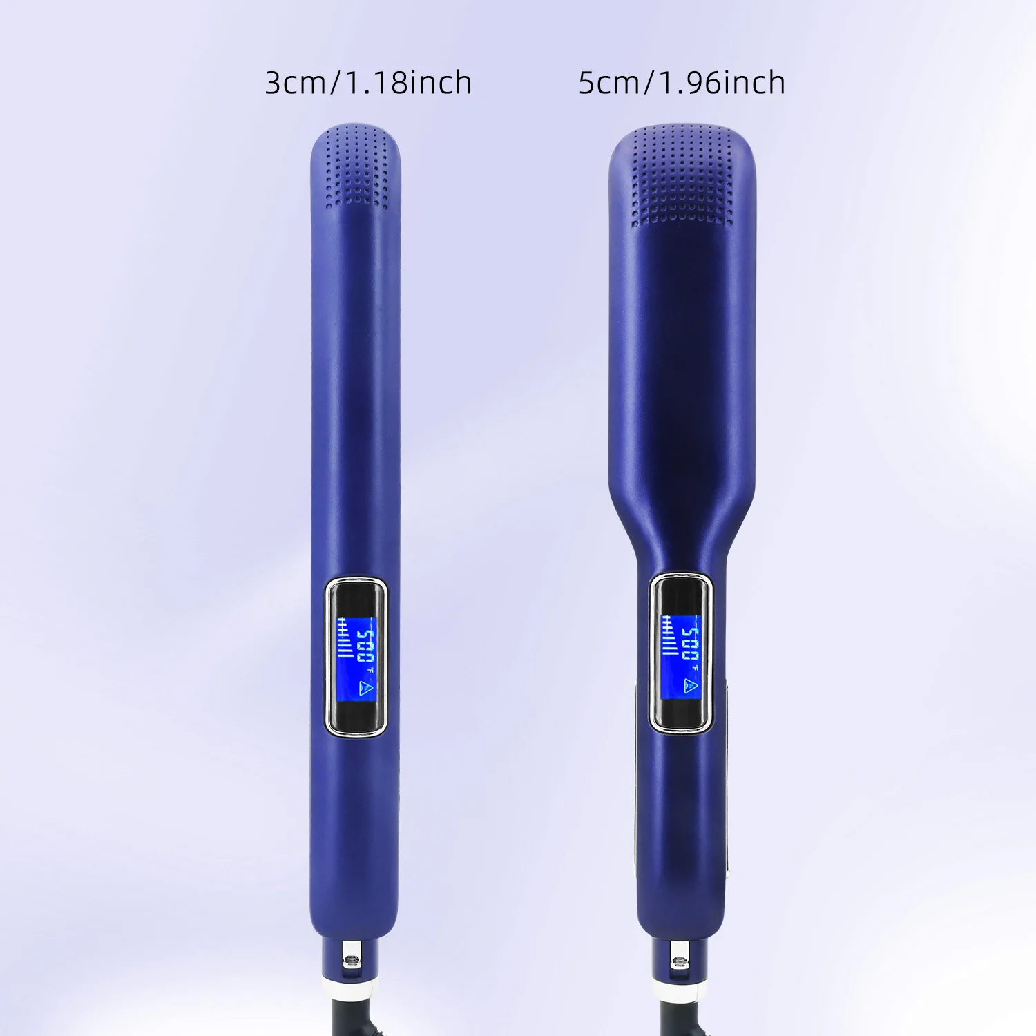 2 In 1 Hair Straightener and Curler High Temperature 500℉ / 260°C Smooth Frizz Flat Iron Dual Voltage For Salon Travel