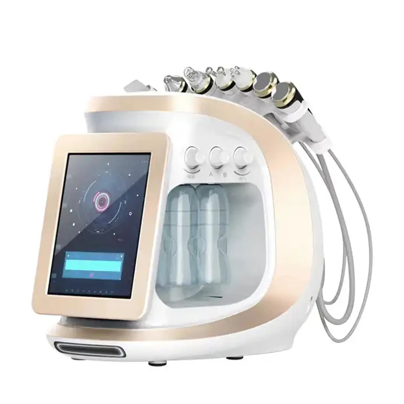 New Water Dermabrasion Oxygen Ice Blue Smart Jet Aqua Peel Small Bubble Skin Cleansing Device Facial Machine