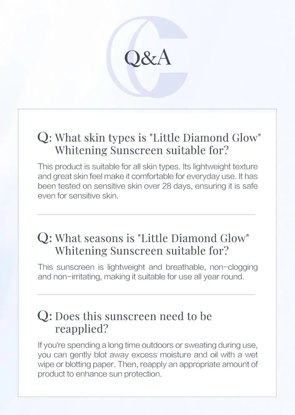 CARSLAN Brightening Whitening Sunscreen Lotion Lightweight Non-sticky Waterproof Facial Sunscreen SPF 50+ PA+++ Primer Makeup
