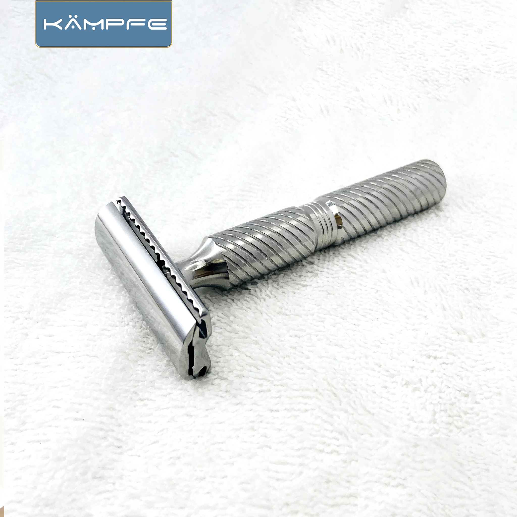 KAMPFE CNC Vintage Manual Stainless Steel Safety Style shaver Double Edged Durable Razor Men's Grooming Kit