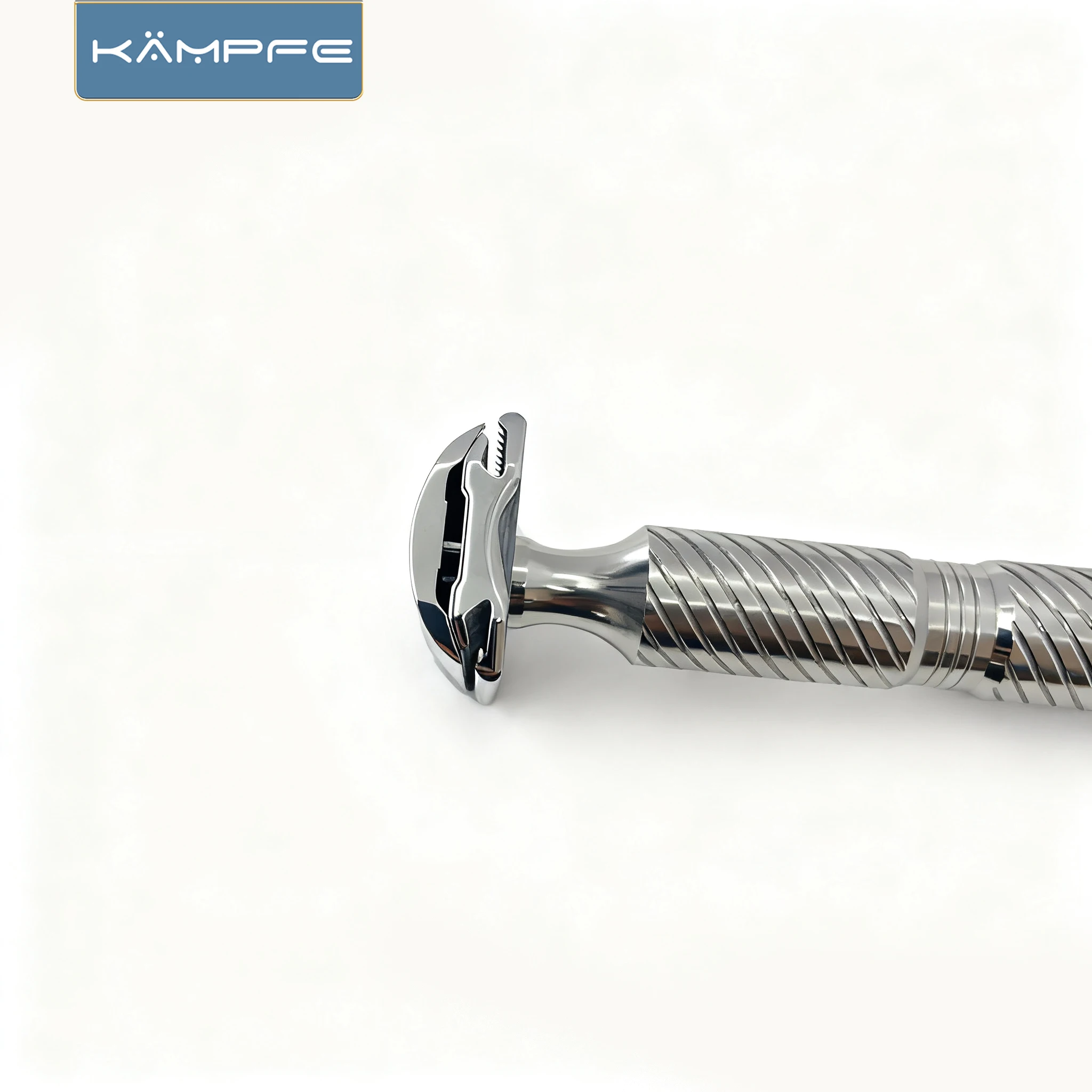 KAMPFE CNC Vintage Manual Stainless Steel Safety Style shaver Double Edged Durable Razor Men's Grooming Kit