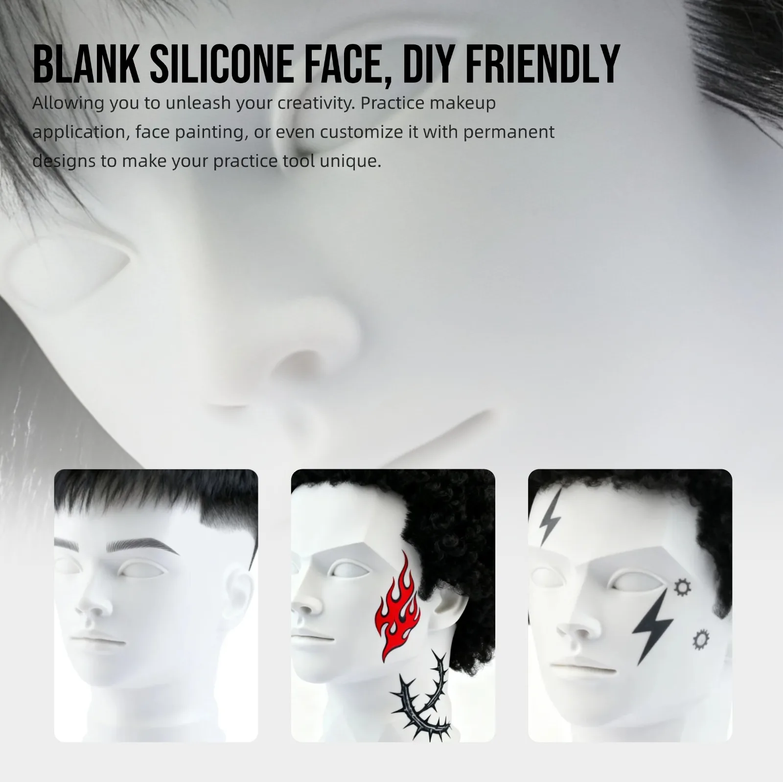 Real Human Hair Regrowth Mannequin Head With Stand Barber Haircut Practice Manikin Hairdresser Training Doll Head For Styling