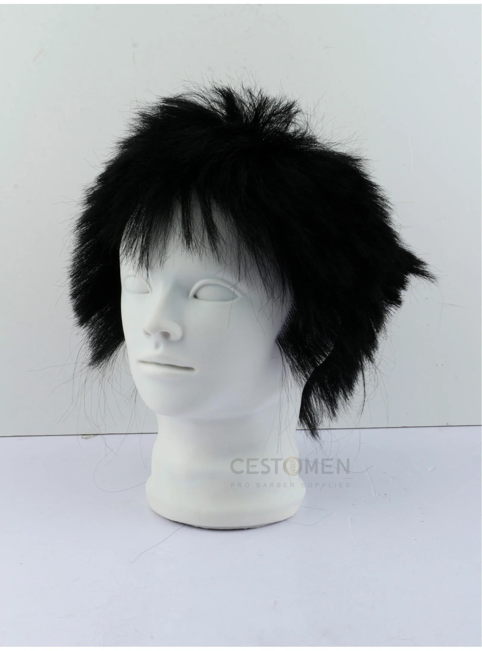 Real Human Hair Regrowth Mannequin Head With Stand Barber Haircut Practice Manikin Hairdresser Training Doll Head For Styling