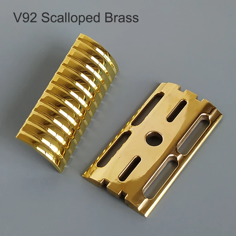 Dscosmetic V92 Brass Safety Razor Head for Man Wet Shaving