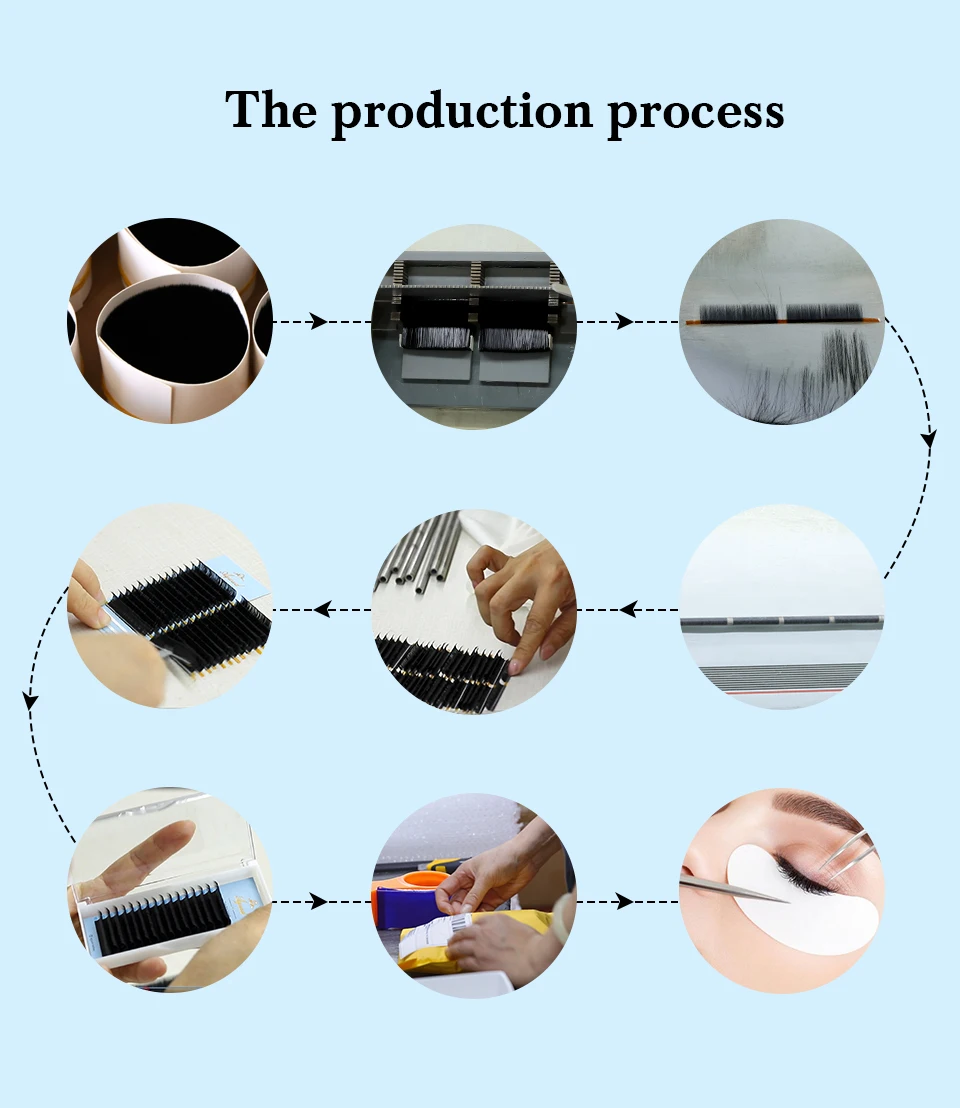 AGUUD 32Rows Brown Chocolate Color Premium Eyelashes Caramel Color Mink Individual Cashmere Volume Eyelash Extensions Collection