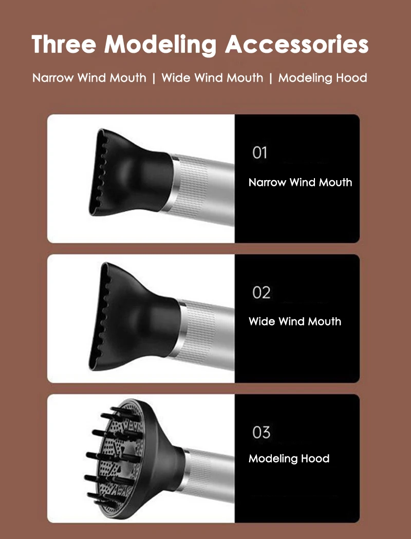 Professional Hair Dryer Infrared Negative Ionic Blow Dryer Hot Cold Wind Salon Hair Styler Tool Hair Blower Electric Blow Drier