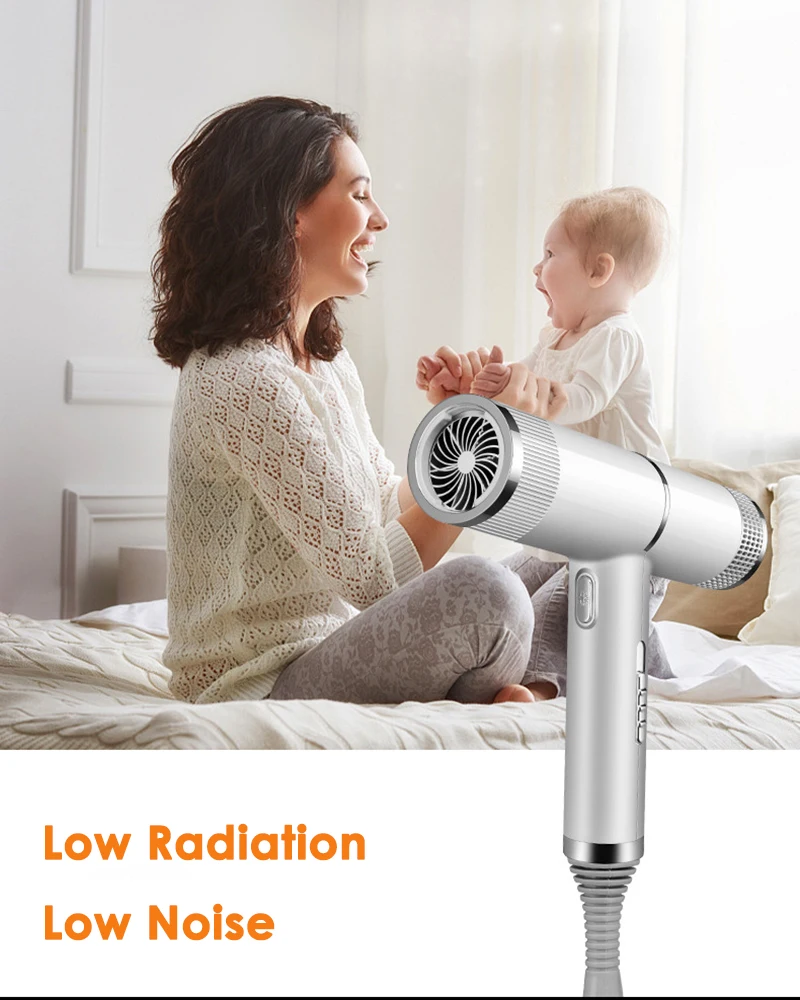 Professional Hair Dryer Infrared Negative Ionic Blow Dryer Hot Cold Wind Salon Hair Styler Tool Hair Blower Electric Blow Drier