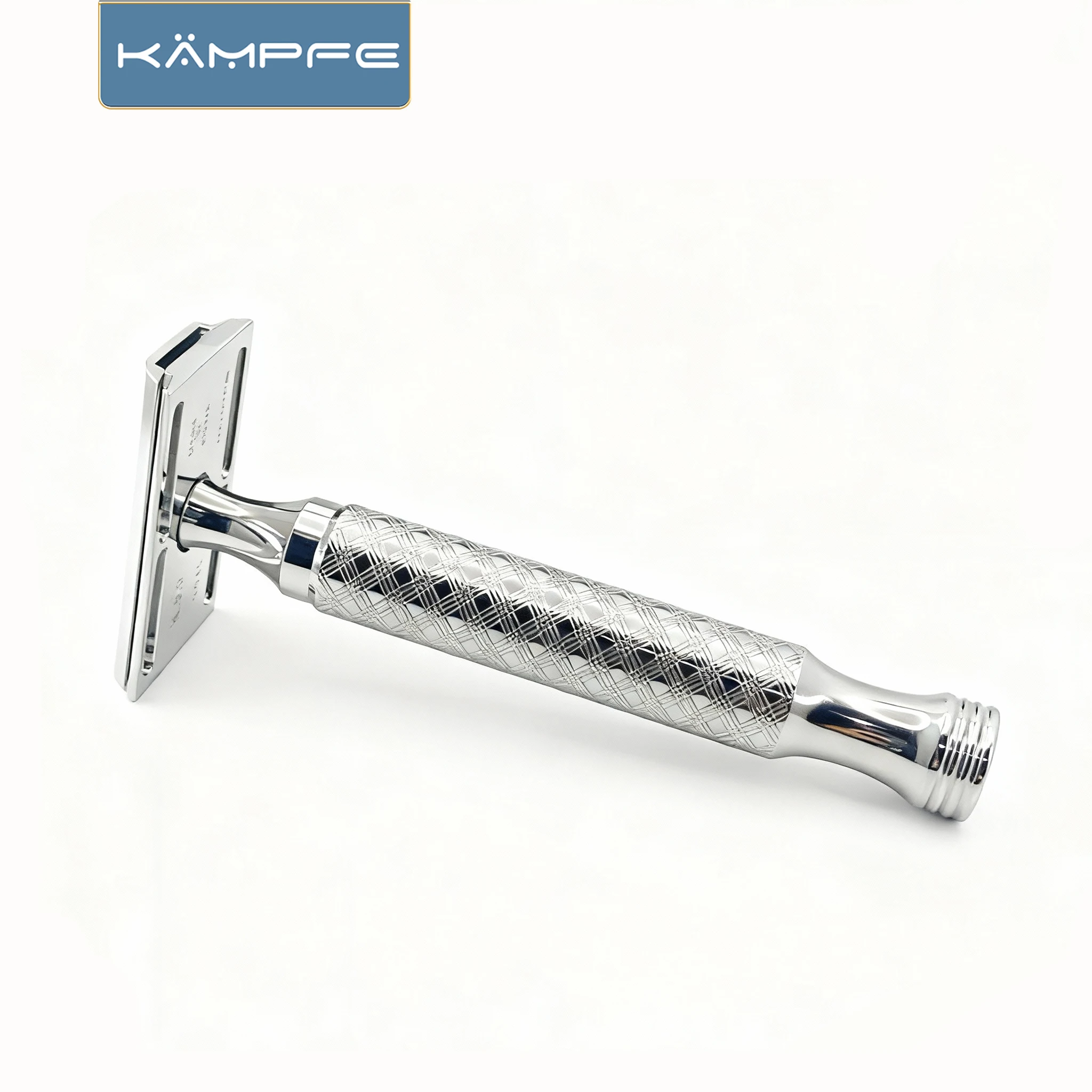 KAMPFE Manual Metal Safety Razor Double Edge Manual Shaver for Close Shave Traditional Safety Razor