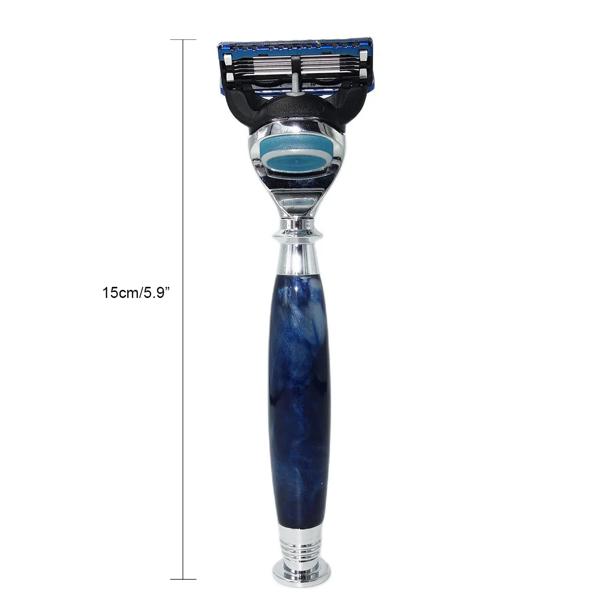 iRAZOR 5-Blade Cartridge Razor for Shaving Men-Professional Reusable Shaver Machine,Smooth Face & Head Grooming Tool