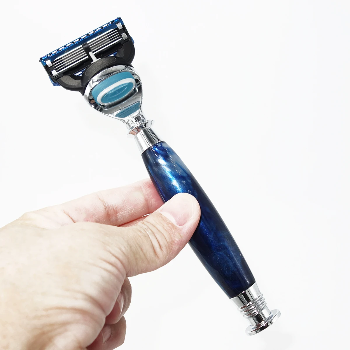 iRAZOR 5-Blade Cartridge Razor for Shaving Men-Professional Reusable Shaver Machine,Smooth Face & Head Grooming Tool
