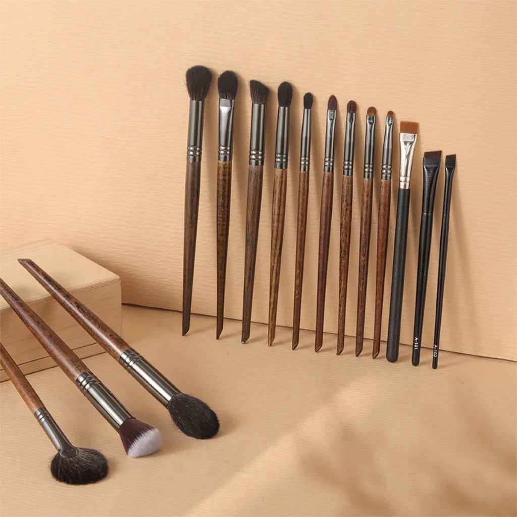 OVW Makeup brushes set Professional Natural goat hair brushes Eye Blender Concealer Powder Eyeshadow Highlighter Brush