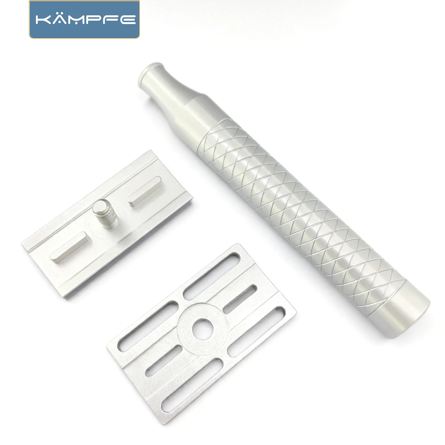 KAMPFE Vintage Aluminum Safety Razor Double Edge Shaving beard Razor Wet Shaving for men