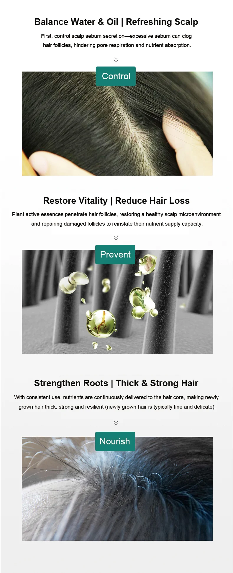 Zhangguang 101 Hair Tonic 10ml X32 Powerful Anti Hair Loss Chinese Herbal Medicine Therapy Hair Loss Treatment Essence