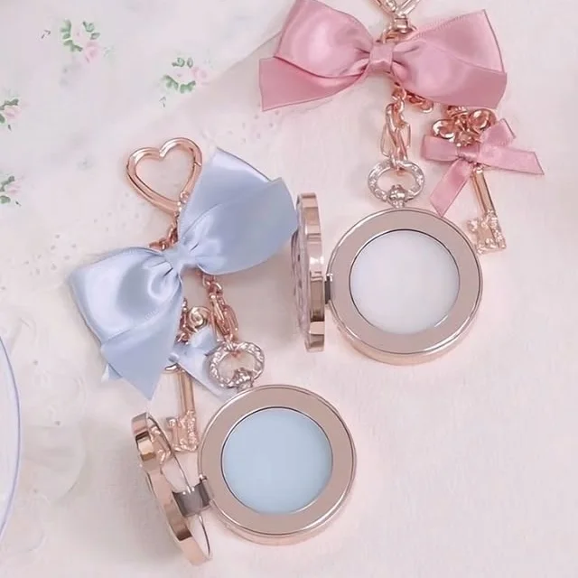 Flower Knows Bunny Garden Lip Cream and Lip Balm Adorable Vintage Pocket Watch Compact Nourishing Oil Pocket Lip Kit For Travel