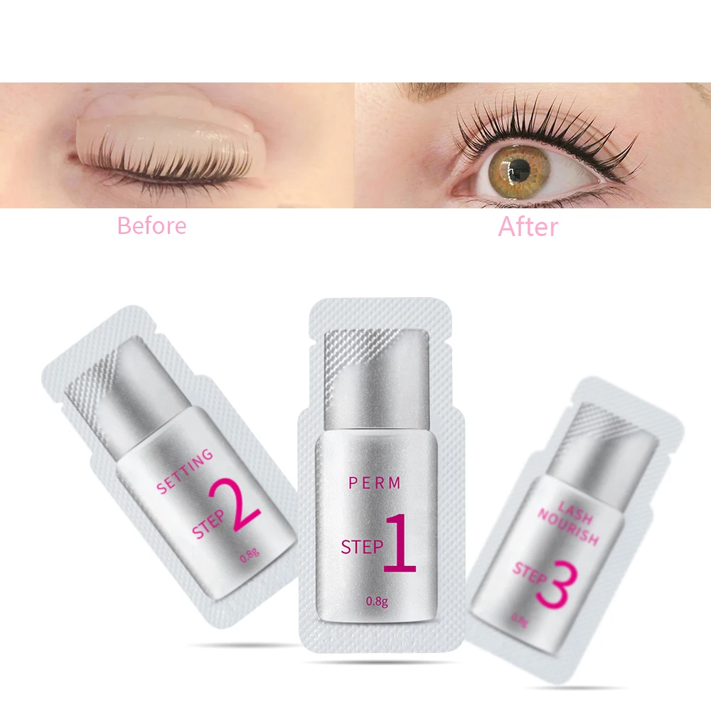 30 Pieces/Lot #1, #2, or #3 Lash Lift Eyelash Perm Kit Lashes Nutrition Lotion Stereotype Hygiene Convenience Use