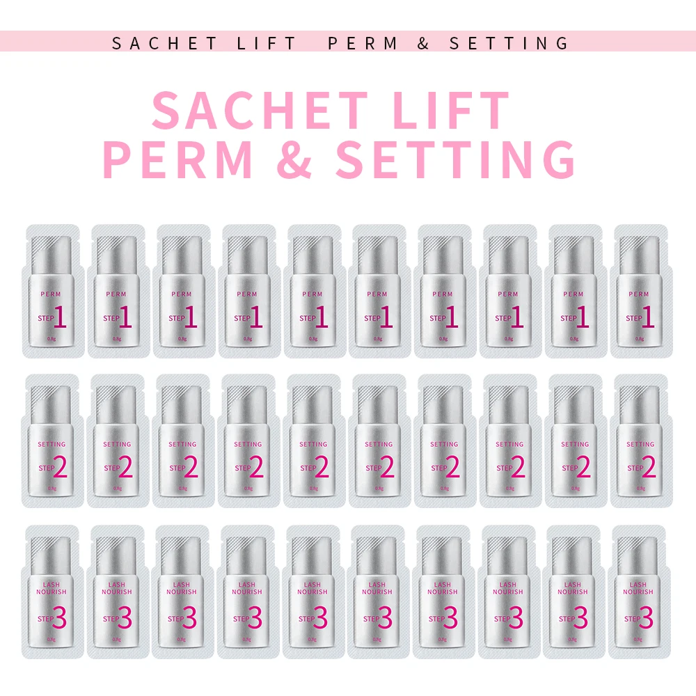30 Pieces/Lot #1, #2, or #3 Lash Lift Eyelash Perm Kit Lashes Nutrition Lotion Stereotype Hygiene Convenience Use